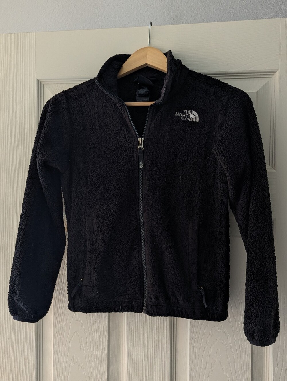 The North Face Kids' Black Full-Zip Fleece Jacket